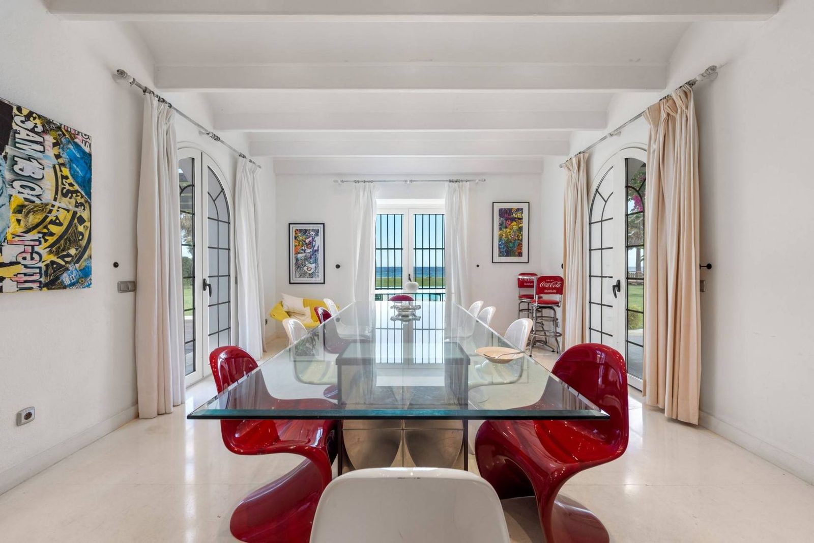 Dining room as it appears in the listing photo